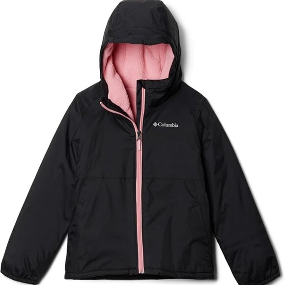 🆕Columbia Kid's Switchback Sherpa Lined Jacket- Youth M- Black F23- Brand NEW - Picture 1 of 8